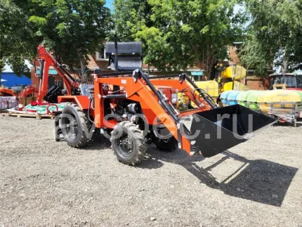 Экскаваторно-погрузочный комплекс на базе Минитрактора Уралец-224 (4×4)