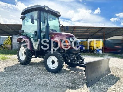Трактор TZR Т-244 XL с кабиной и отвалом